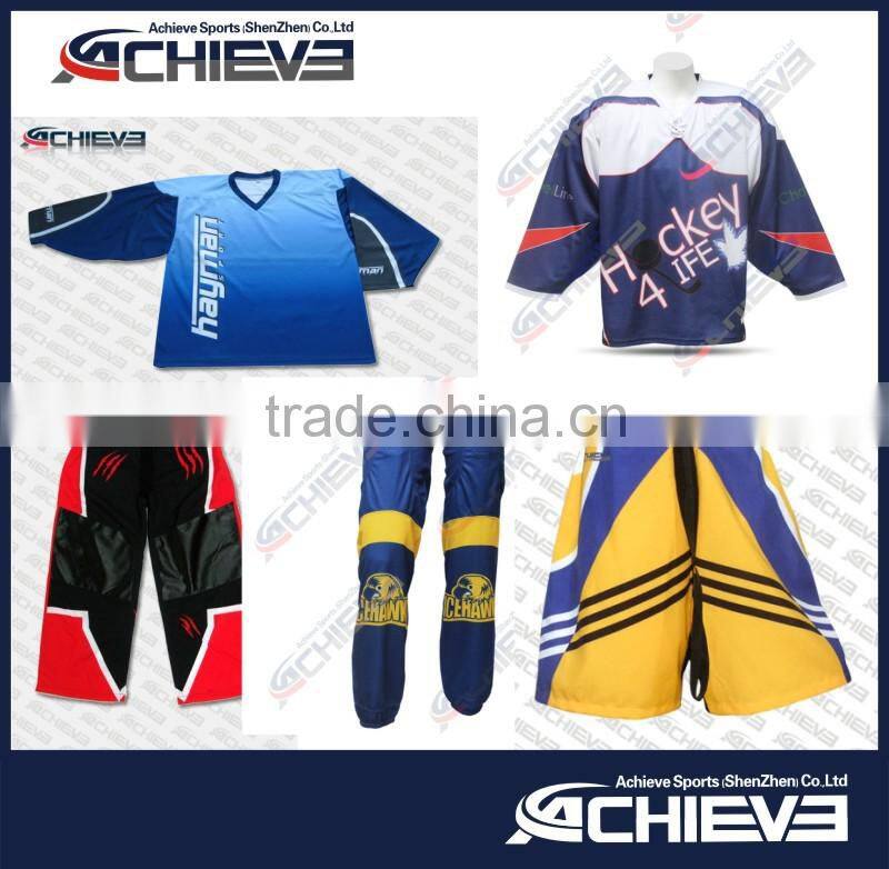 2014 new design hot selling ice hockey pants