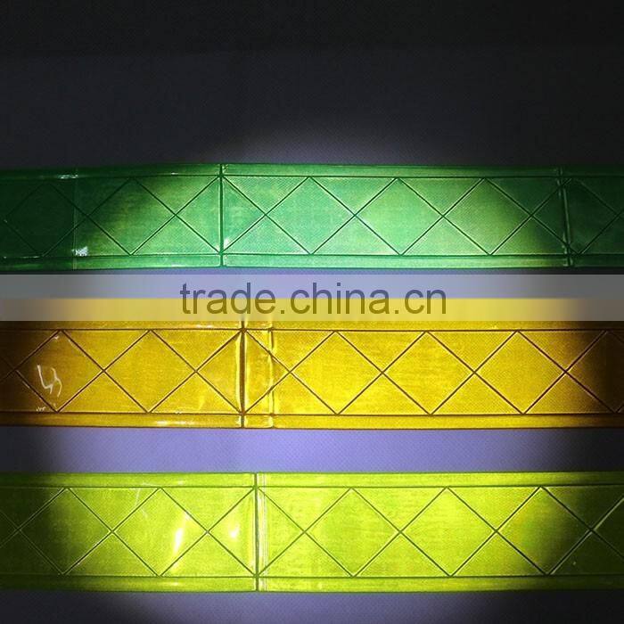 4CM Road sign reflective tape PVC & X pattern reflective strap