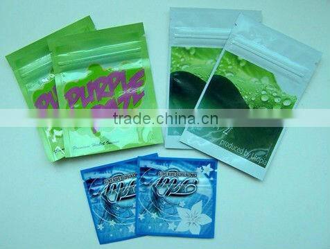 herbal incense potpourri bag spice smoke for wholesale/ 2.5g geeked up herbal incense bags for packaging