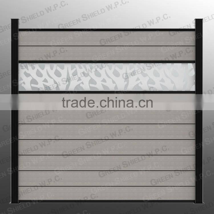 WPC/Wood Plastic Fence/Enclosure Wall 1.8m/2.0m