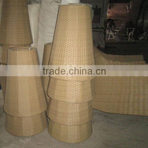 Outdoor modern wicker rattan furniture living room stacking set YPS007