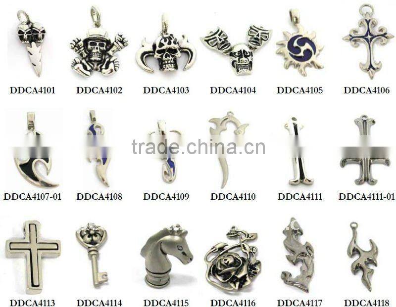 metal hockey ball charms/pendants