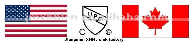 China Supplier Kitchen Stainless Steel 304 Double 18gauge Sink Topmount Installation Type