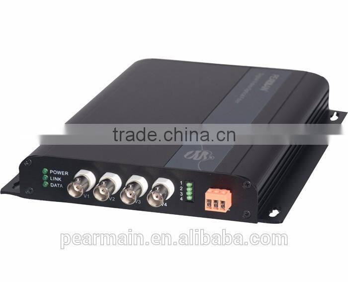 High quality composite analog video fiber optics