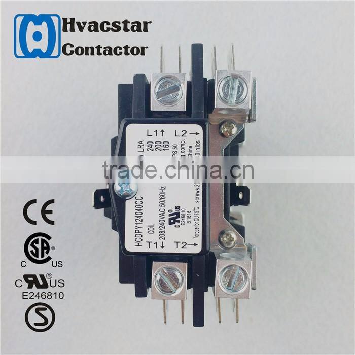 AC contactor SA-4P-30A-240VAC with UL certificate for furnas contactor