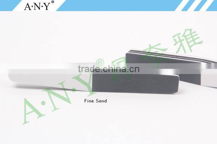 Nail Art Manicure Polishing Using Grey Sponge 3 Way Korea Paper Nail File