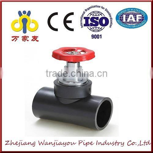 PE fitting stop valve