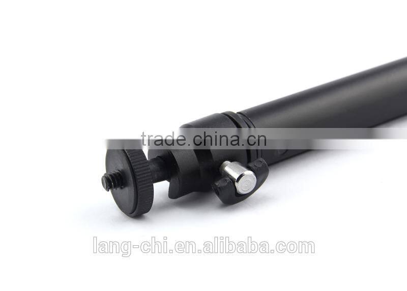 aluminum alloy selfie stick with go pro adapter
