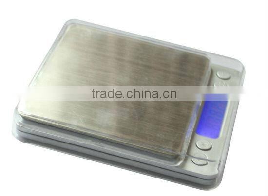 Blue backlight 0.01g Electronic jewelry pocket scale with tare function