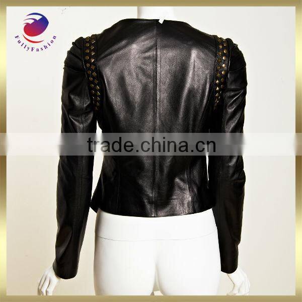 100% pu synthetic leather ladies pu leather clothes