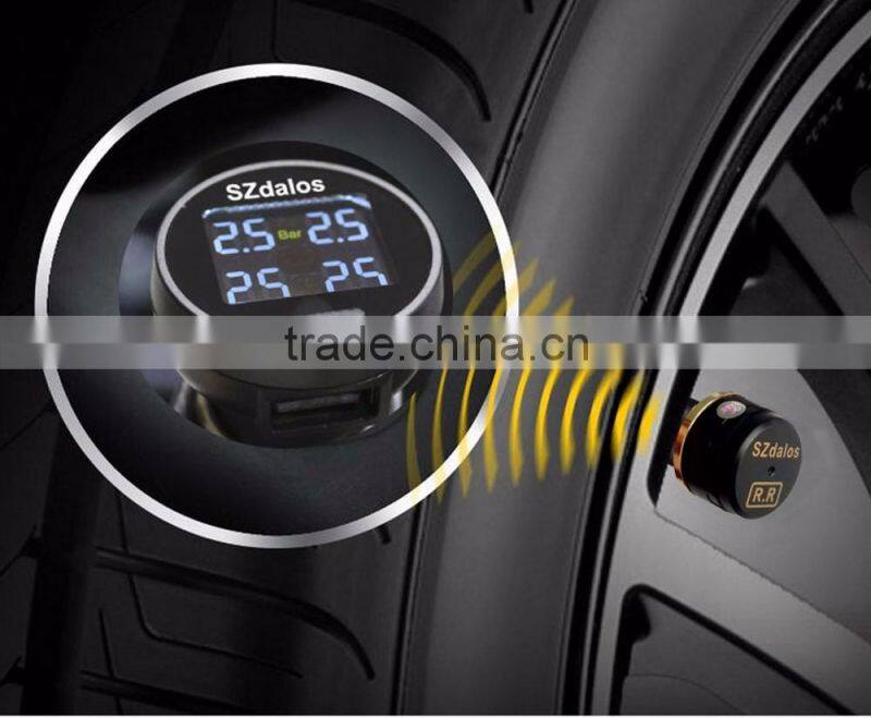Multifunction CE Certification TPMS Car Digital Wireless Tire Pressure Gauge Emergency tool