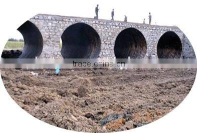 Corrugated Metal Pipe Culvert Railway Construction used