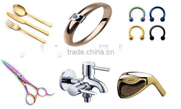 Faucet vacuum PVD Metallizing machinery/ Faucet PVD titanium gold coating machine