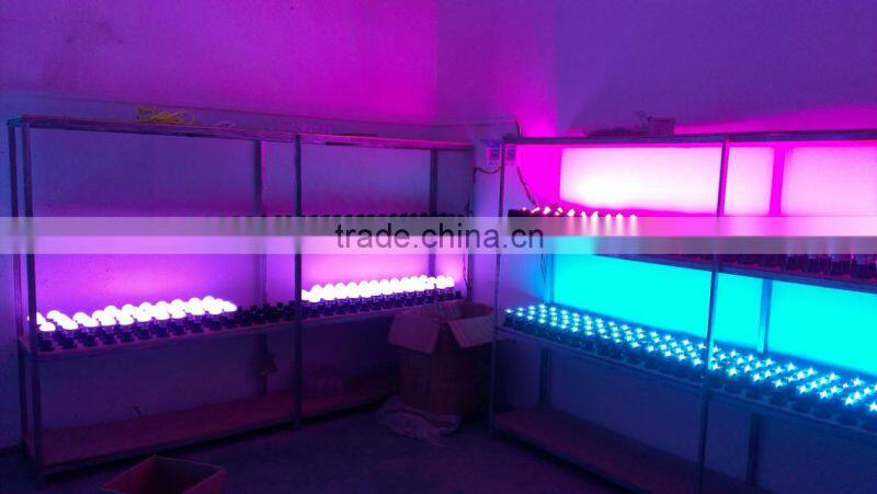 3w 12v led rgb dmx spotlight mr16 e27 gu10