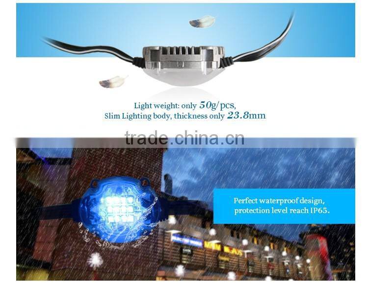 waterproof 6pcs/pixel SMD5050 lamps led dot matrix light for the building facade lighting