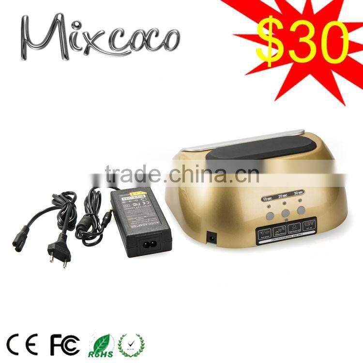 2016 Shenzhen Manicure machine CCFL Nail LED UV Lamp 48w CCFL LED Nail Lamp 2 Hands nail