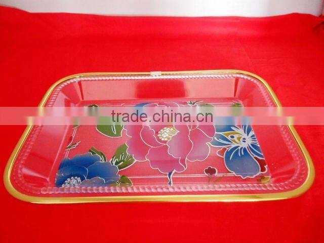 Square plastic Fruit Plate