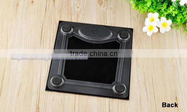 180kg Black Color Design Glass Personal Weight Scale
