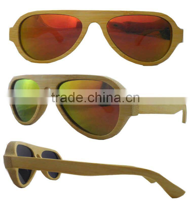 New Style Bamboo Custom logo Wood Sun Glasses