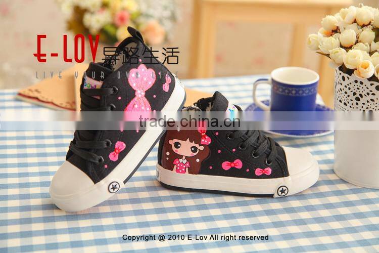 Hot sales high quality school canvas shoes