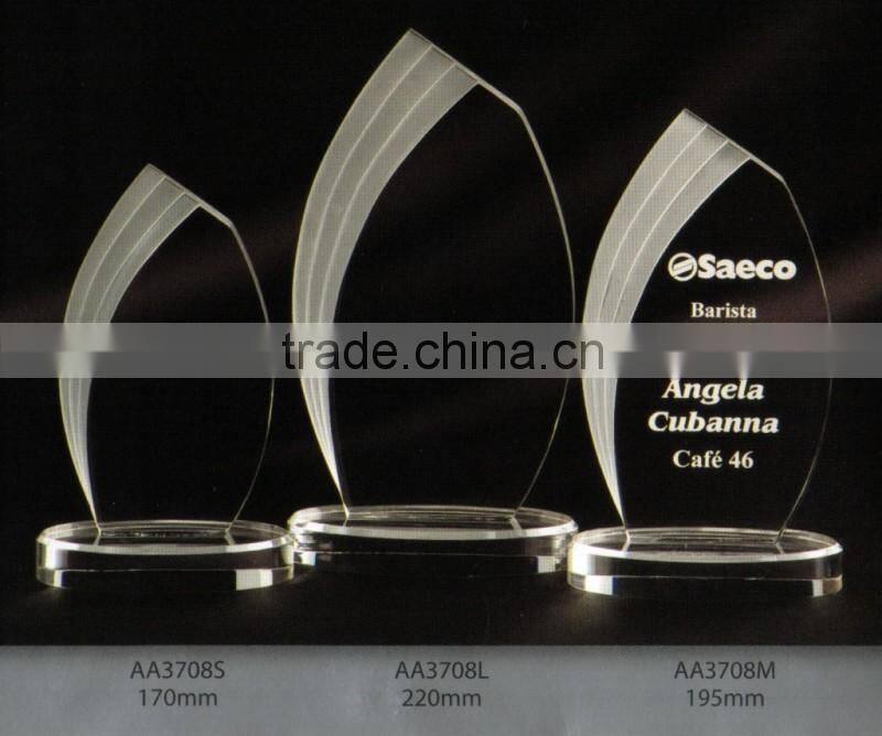acrylic trophy components