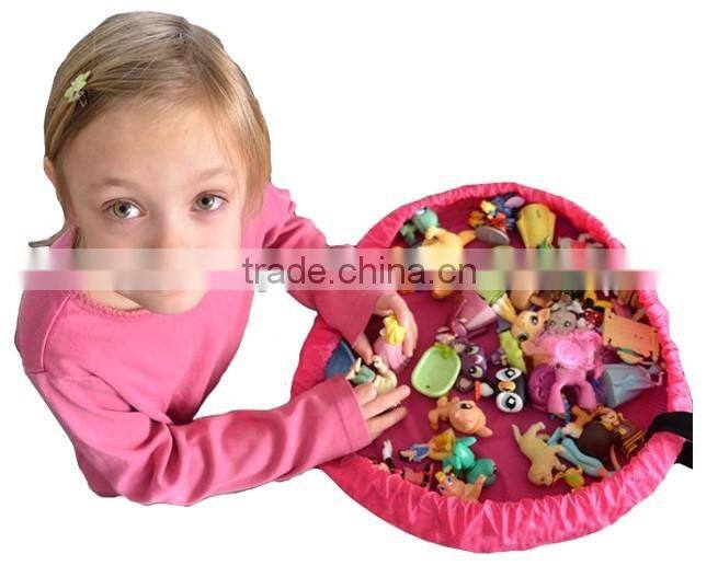 Kid Toy Storage Bag,Play Mat Toy Organizer,Toy Bags For Kids