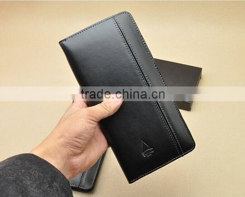 Top quality personality leather passport holder with Multi-function pocket