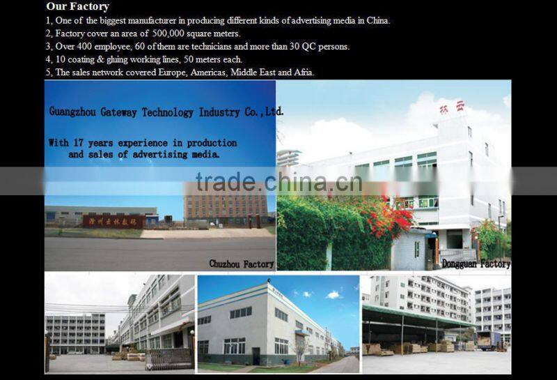 PVC flex banner / hot sale banner /backlit banner