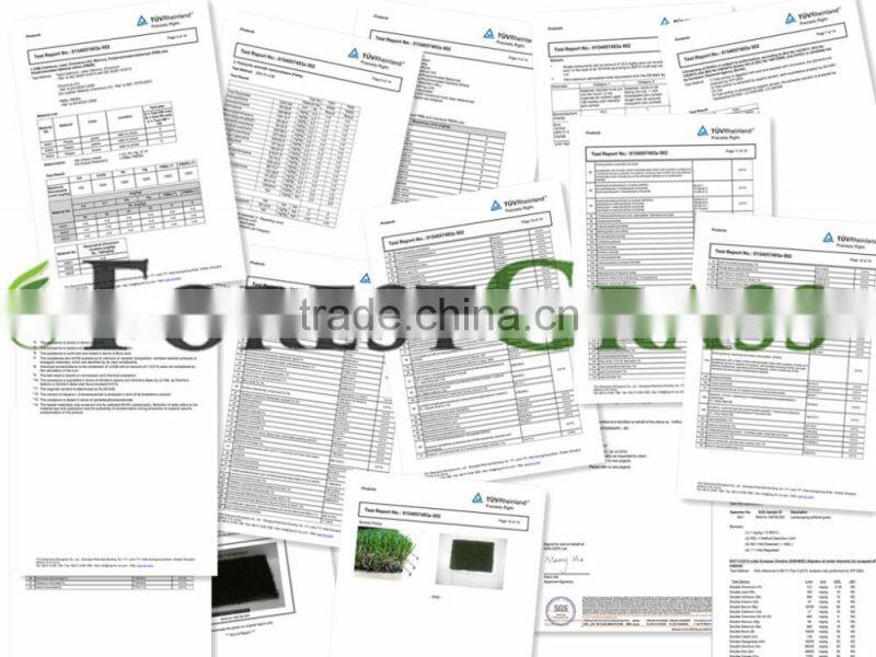 11000Dtex S yarn shape 3D artificial grass for soccer game fields