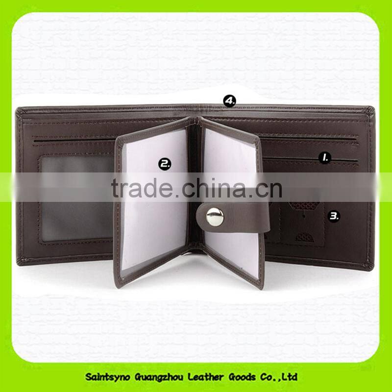15667 Bifold RFID blocking leather wallet for men