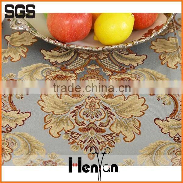 wholesale custom sequin jacquard damask table runner