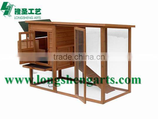 Wooden chicken coop