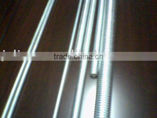 yellow zinc plated threaded rod