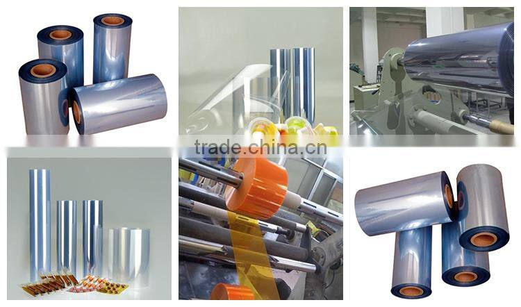 Rigid cast PVC roll for pill or food packing with factory price