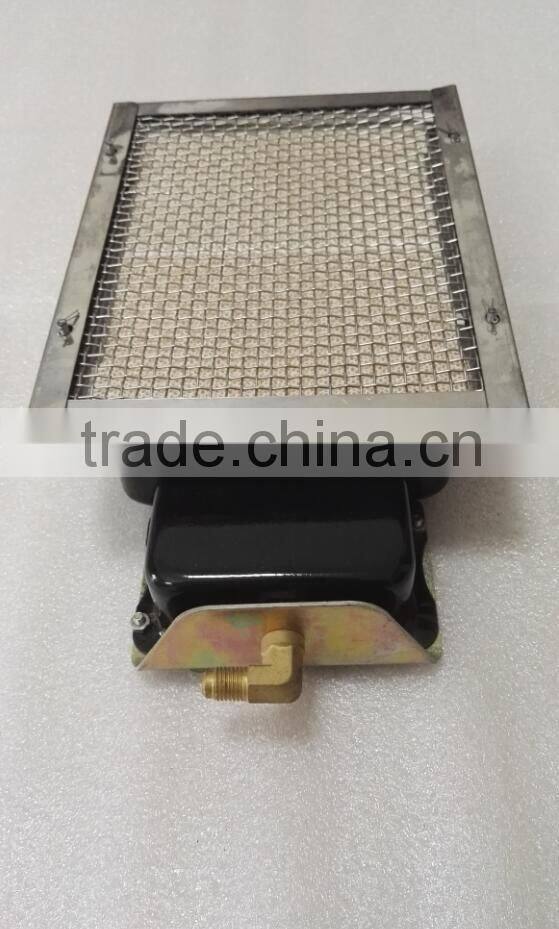 China most professional protective mesh gas infrared ceramic burner for doner shawarma