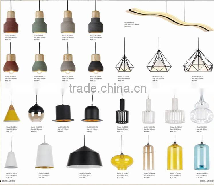 2016 Industrial Vintage Black&White Metal Restaurant Decorative Cage Hanging Pendant Light