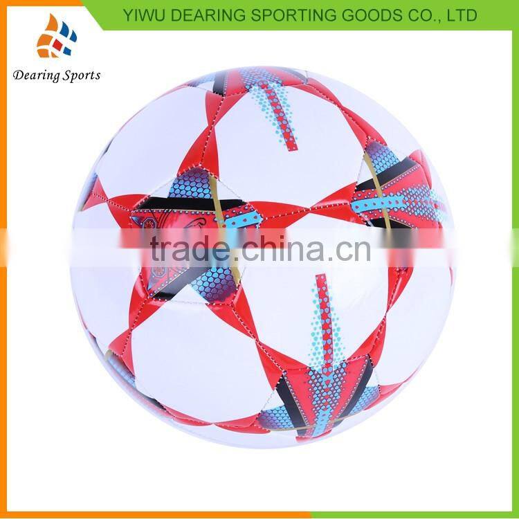 Latest custom design promotional soccer ball from manufacturer