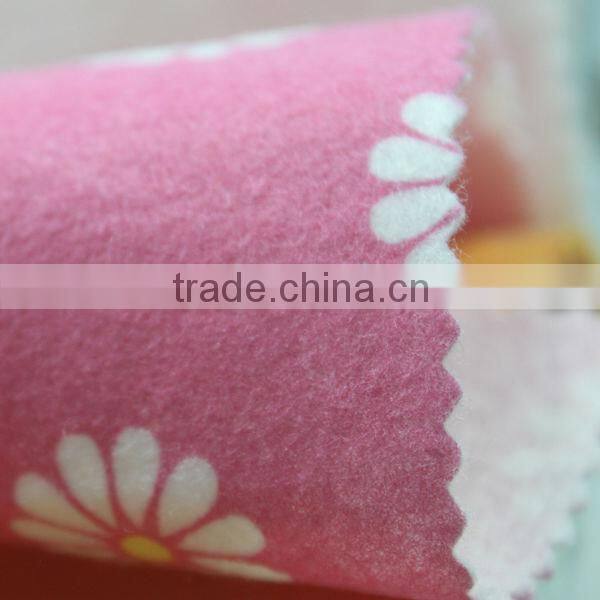 China manufacturer printing polyester needle punched nonwoven fabric
