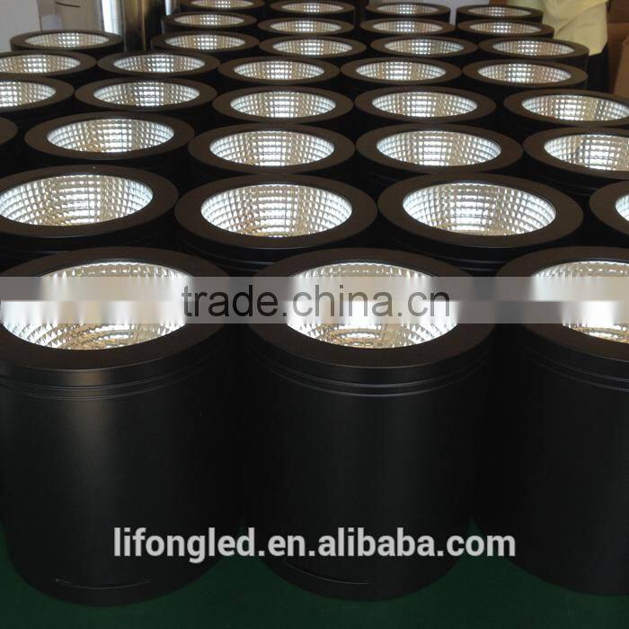 Design high power black led surface mounted downlight 30w 50W 8inch China supplier led light