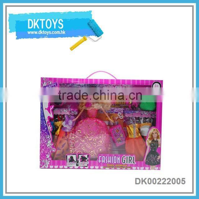 Beautiful design 11.5" fashion doll for girl