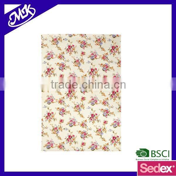cheap custom design hot transfer printed cotton tea towel