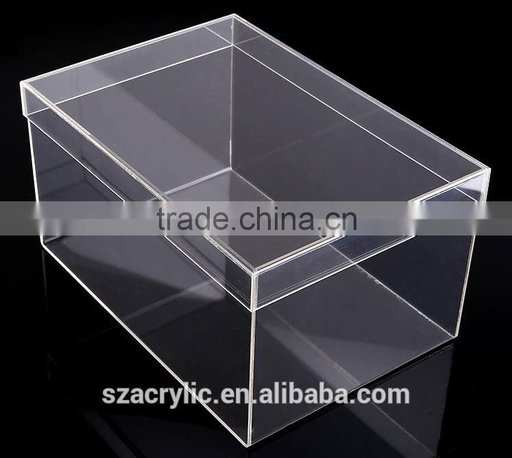 High Transparency Clear Acrylic Box with cover