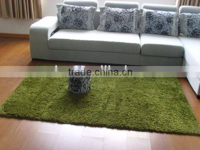 microfiber tufting chenille shaggy floor on carpet price