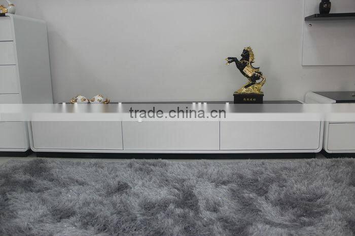2014 high quality beatiful high glossy white tv stand