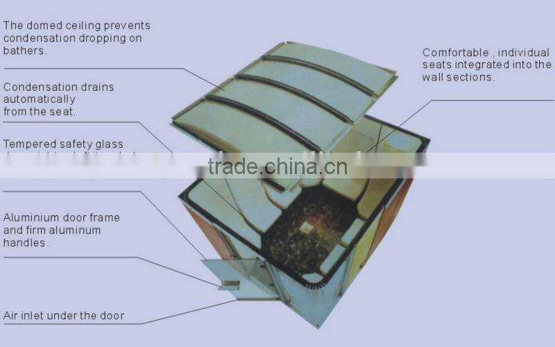 JAZZI luxury steam shower room sauna 100854