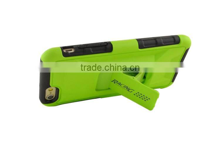 for iPhone 6/6s racing luxurious style tpu and pc back cover cases