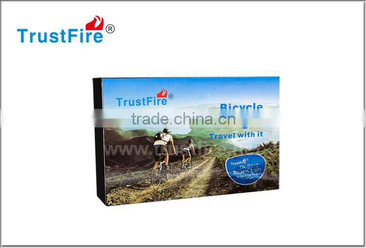High Quality Bicycle Light TrustFire D012 bicycle light,3*leds rechargeable led torch