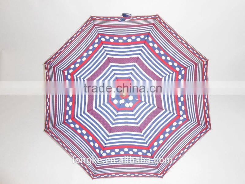 slim design automatic straight shaft fashion umbrella women