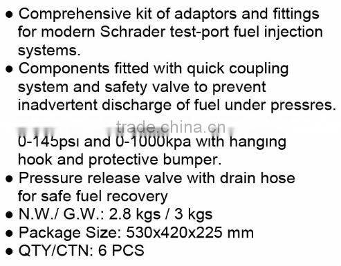 Torin BigRed Fuel Injection Pressure Test Set-Test Port