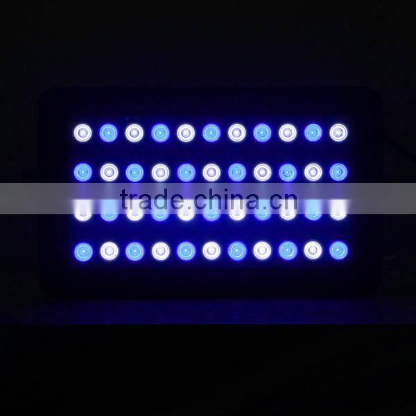 ce rohs led aquarium light white blue 132W dimming led aquarium light